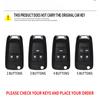 for Buick /Opel Vauxhall Insignia Astra J Mokka Zafira GL8 for Chevrolet Cruze Malibu Aveo Lova for Car Key Cover Fob Case Shell
