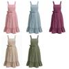 Solid Color Retro European Apron Vintage Baking Apron Kitchen Clothes Kitchen Apron  Garden Work