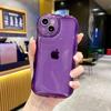Applicable To IPhone15 Transparent Protective Case Apple 11 Wave Air Cushion Mobile Phone Case 14 Bubble Anti Fall 12 All Inclusive 16
