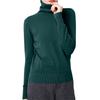 Women's Casual And Fashionable Knitted Pile Collar Solid Color Long Sleeved Top