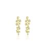 French Light Luxury Simple Romantic Flower Earrings, Retro Personality And Creative High-End Earrings