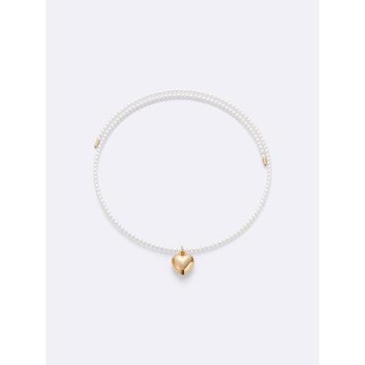 Hjerteformet Perlechoker