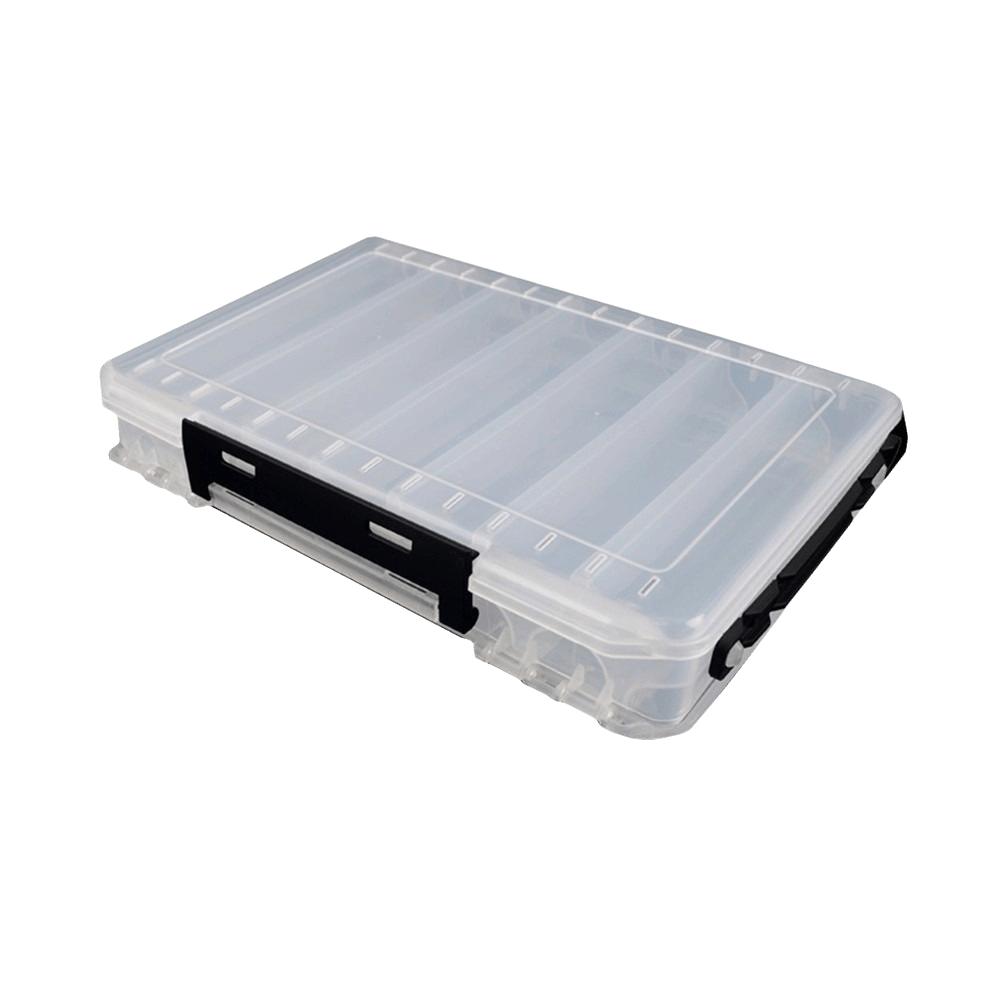 Large Capacity Fishing Tackle Box Double Sided Suitcase Style Lure Box Carp Fishing