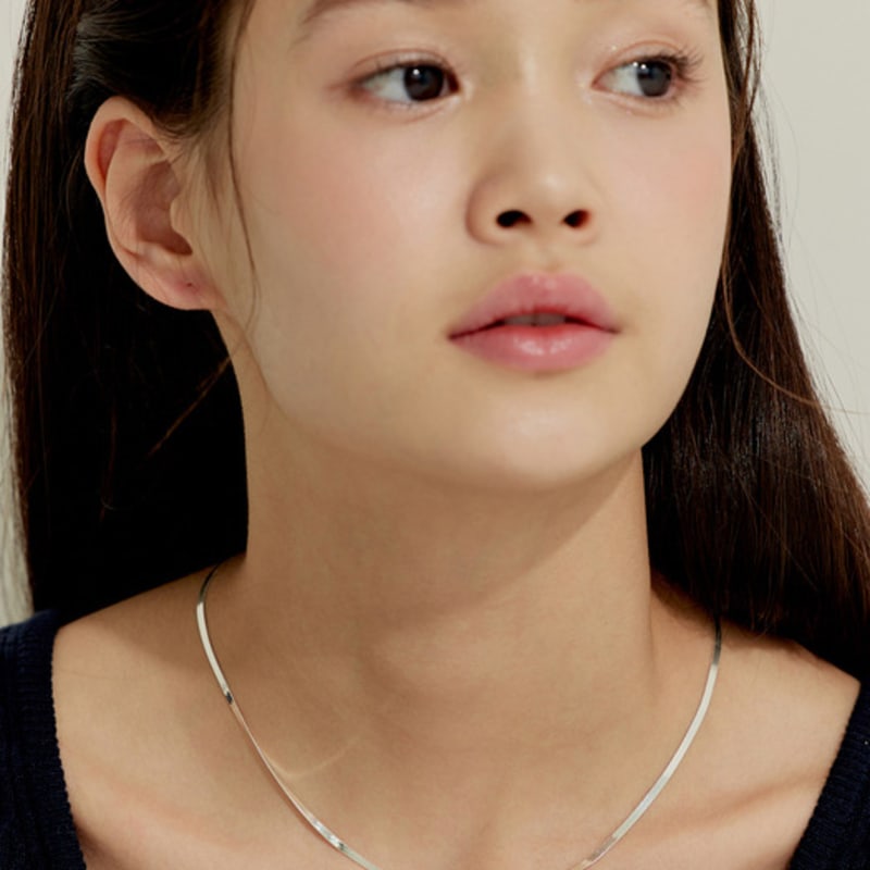 murmur [925silver]Chic snake chain necklace