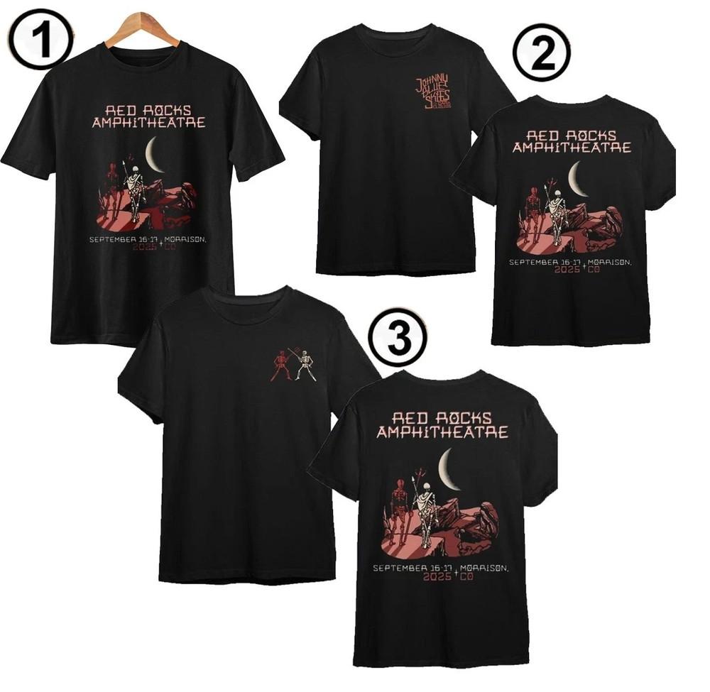 Johnny Blue Skies Red Rocks Amphitheatre Morrison Co 16. 17. September 2025 T-Shirt