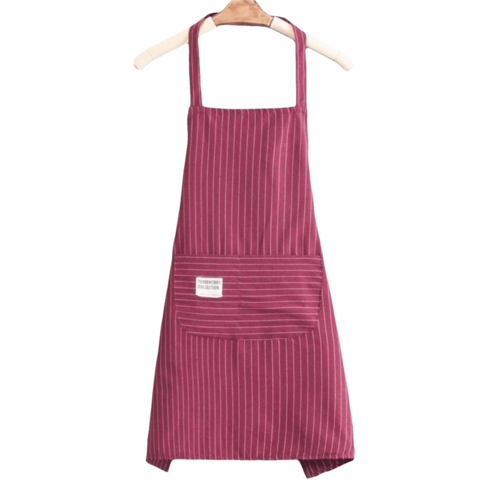 

Oil Proof Kitchen Apron Resistant Dirt Workwear Apron Fashion Work Clothes Kitchen червоний
