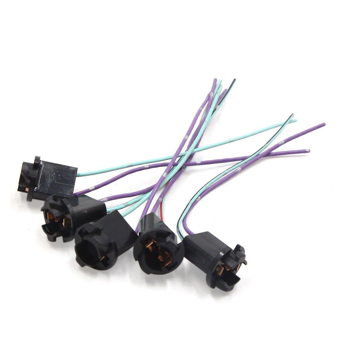 uxcell Bulb Socket T10 LED Light Prewired Light Wire Connector