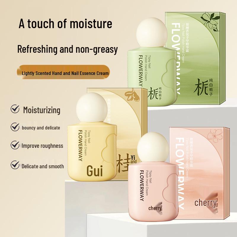 Fragrant Anti-Wrinkle Hand & Nail Cream: Firming, Moisturizing, Non-Greasy & Refreshing