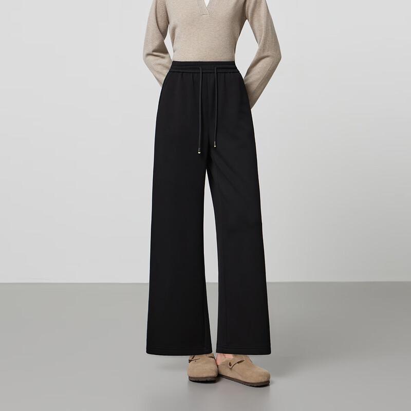 FivePlus Women's Casual High-Waist Straight Wide-Leg Pants