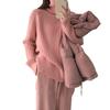 Solid color soft waxy turtleneck pullover bottoming shirt women's autumn and winter new loose lazy wind knitted sweater