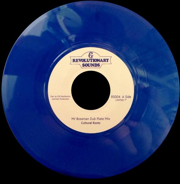 7inch Record CULTURAL ROOTS - Mr Bossman Dub Plate Mix RS004 Revolutionary S 2009 UK Reggae, Ska & Dub Used
