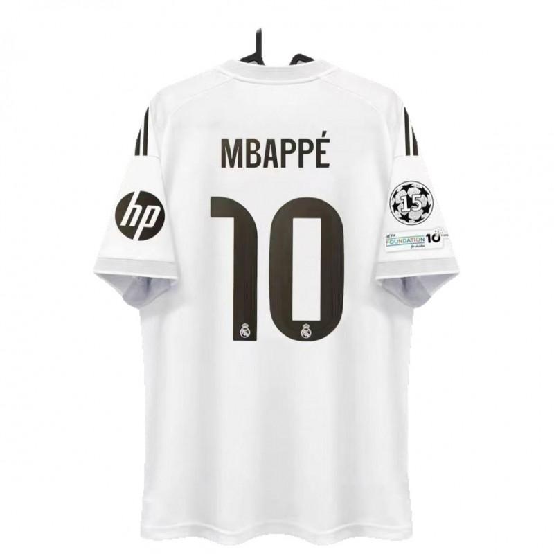 25/26 Real Madrid dres UCL 10 Mbappe 7 Vinicius 5 Bellingham Fotbalový dres