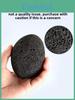 Volcano Stone Foot File Black Elliptical Callus Remover For Pedicure And Foot Care