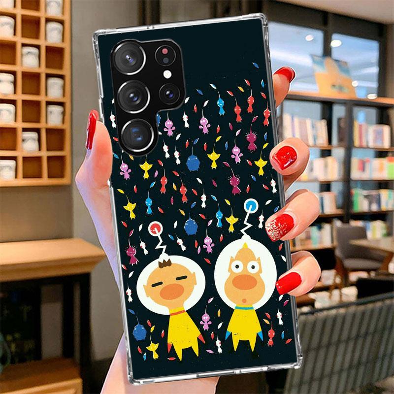 Game P-PikminS 4 Phone Case For Samsung Galaxy S26 S25 Edge S24 Ultra S23 S22 Plus S21 S20 FE Soft Fundas Shell Galaxy S26 S25 E
