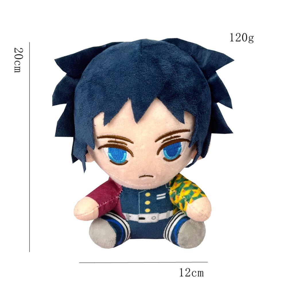 Demon Slayer Plush Toys: Nezuko, Tanjiro, Giyu, Shinobu, Inosuke - 7 Styles Available