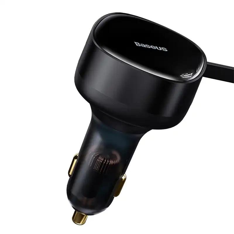 Ładowarka Samochodowa Baseus Enjoyment Z Kablami Usb-C, 33W (Czarna)