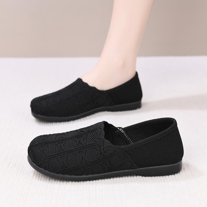 

Shoes women s spring new one-pedal soft sole not tired feet breathable women s shoes casual single shoes 36