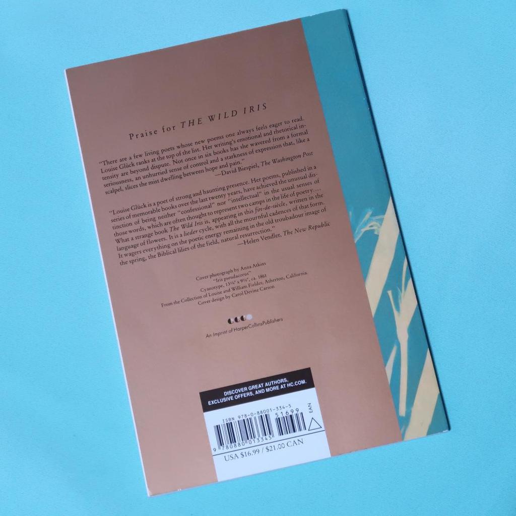 [USED] Sale! Foreign Book: The Wild Iris by Louise Glück (Poetry Collection)