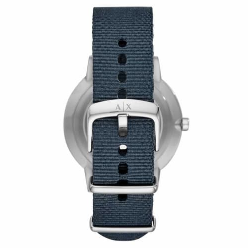 Armani Exchange Men's Waterproof Quartz Analog Watch with Nylon Band, AX2712, Blue, Free Shipping
