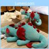 Adorable Soft Plush Little Dragon Doll With Long Wings In Green And Blue Perfect For Kids