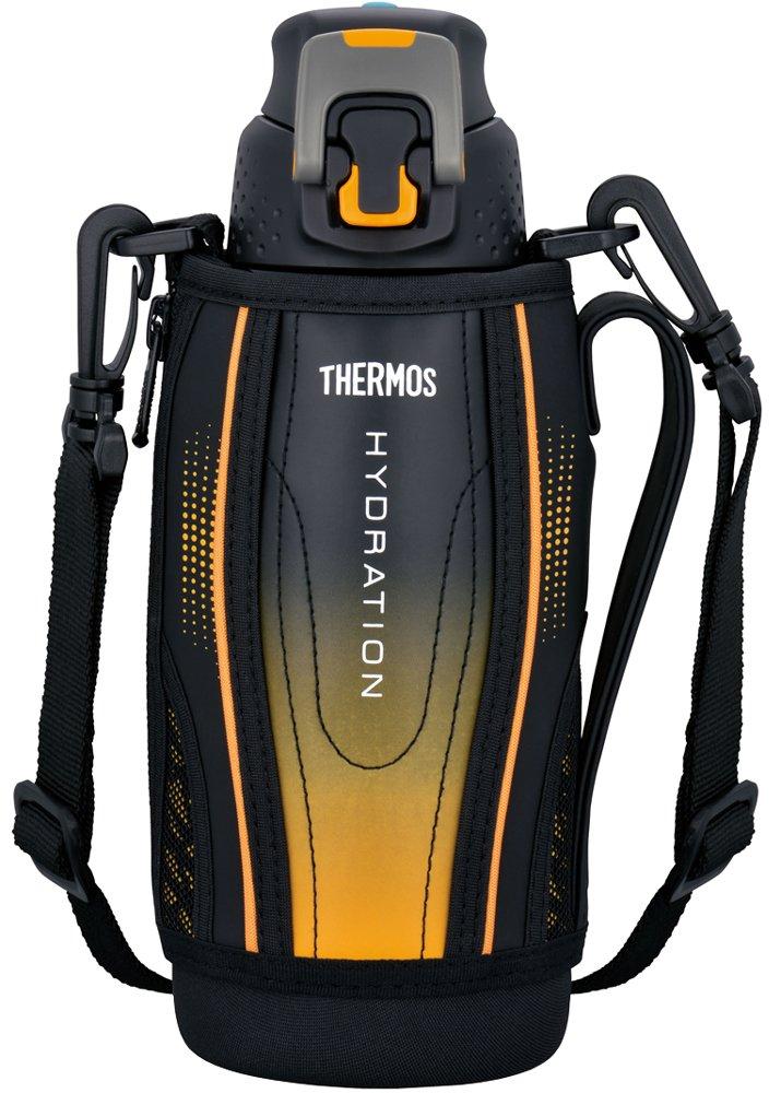 

Термос для воды с вакуумной изоляцией, спортивная бутылка, открытая, черная, градиентная [One-Touch Type] 0,8 л FFZ-802F BK-G