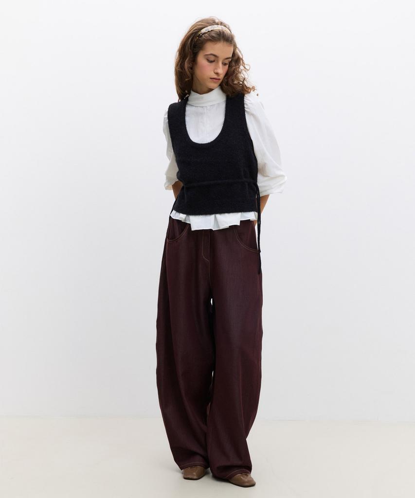 Lilisu Bowie Pants / Burgundy
