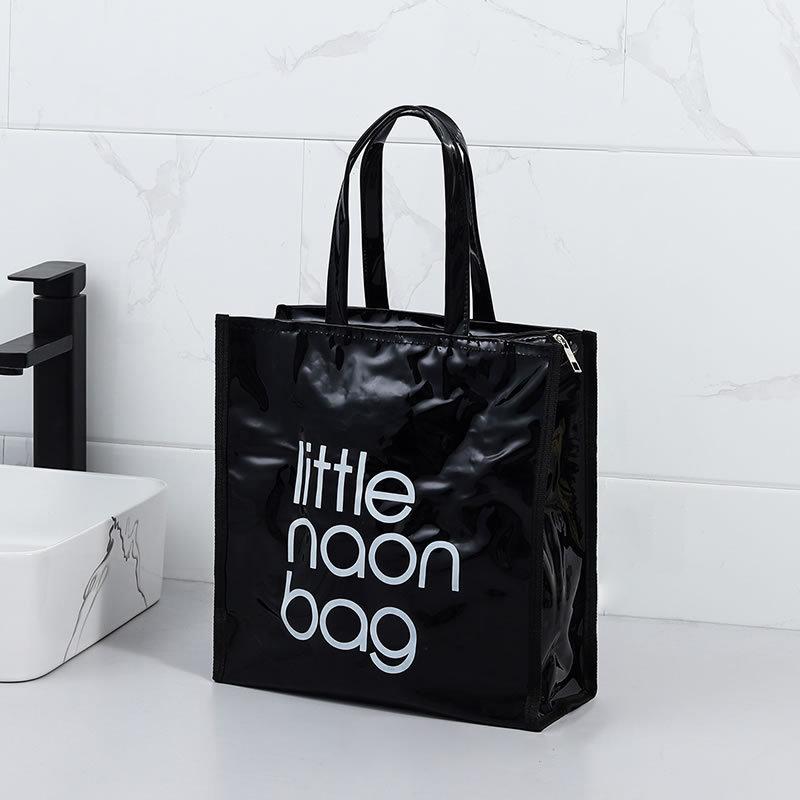 Fashionable  Large Capacity Transparent Hand In Hand Bag Travel Handbag