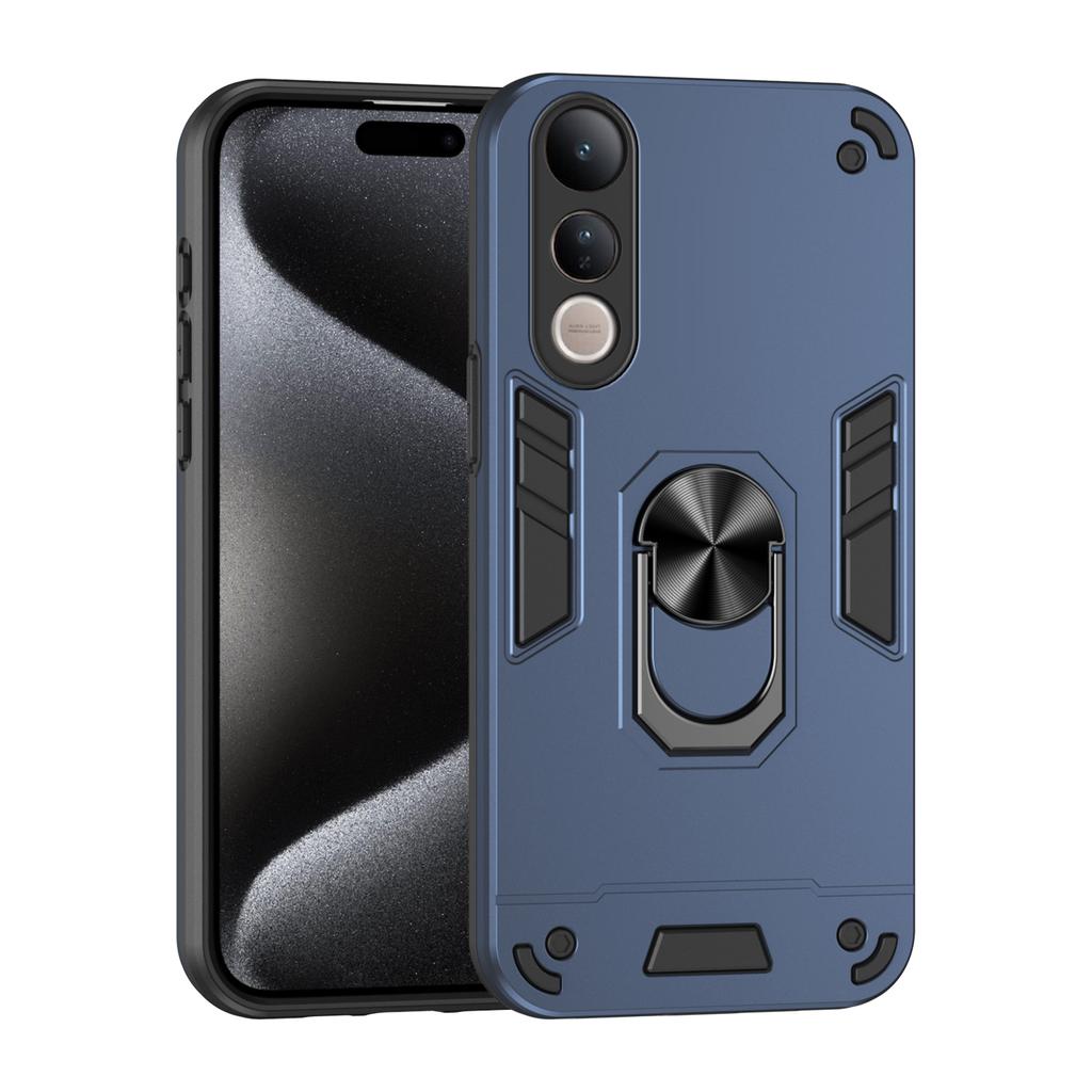 Military Grade Case for Vivo V50 Lite 5G Protective Cover Shockproof Ring Stand Holder Fundas Coque