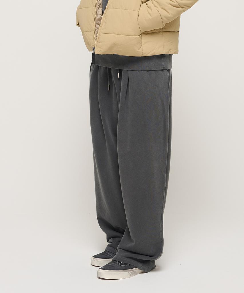 CARGOBROS In Pig Training Wide Straight Pants (Charcoal)