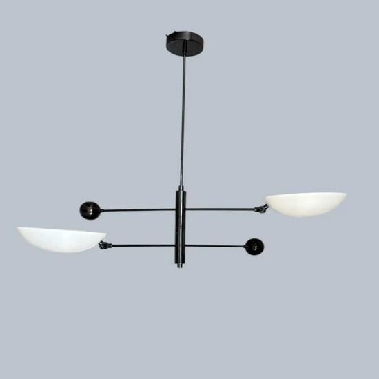 2 Pendant Light | Antique Brass Sputnik Chandelier Light | Mid Century Brass Modern Ceiling | Custom Kitchen Light Fixture
