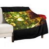 Christmas Angel glow, Julius with bow Throw Blanket Luxury Thicken Bed covers Blankets For Sofas Softest Blankets