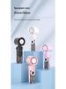 Mecha Style Transparent Portable Mini Handheld Fan for Outdoor Cooling