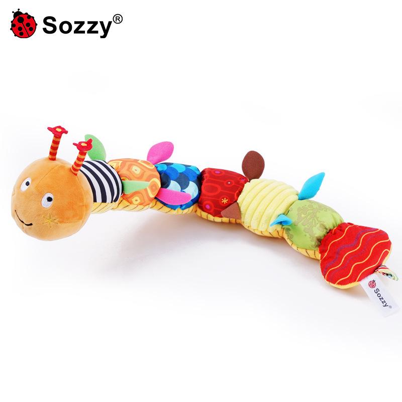 Sozzy Musical Crinkle Plush Doll for Soothing Newborns and Infants (0-3 Years)