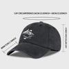 Mountain Landscape Washed Baseball Cap Adjustable Unisex Camping Travel Nature Lover Hat