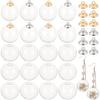 PH PandaHall Glass Bottle Pendants, Mini Clear Glass Globe Bottles Empty Ball Bottles for Earring
