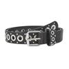 Minimalist Punk Style Pu Belt With Rivet Detailing For Casual Wear 2024