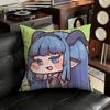 Cute Game TTrickcal Anime Pillow Case Antidustmite Pillowcase Invisible zipper silky short plush Sofa cushion cover