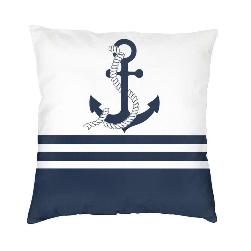 Pirate Map Nautical Sea Print Square Pillowcover Home Decor Skull Sailor Cushions Throw Pillow Living Room Doublesided Printing