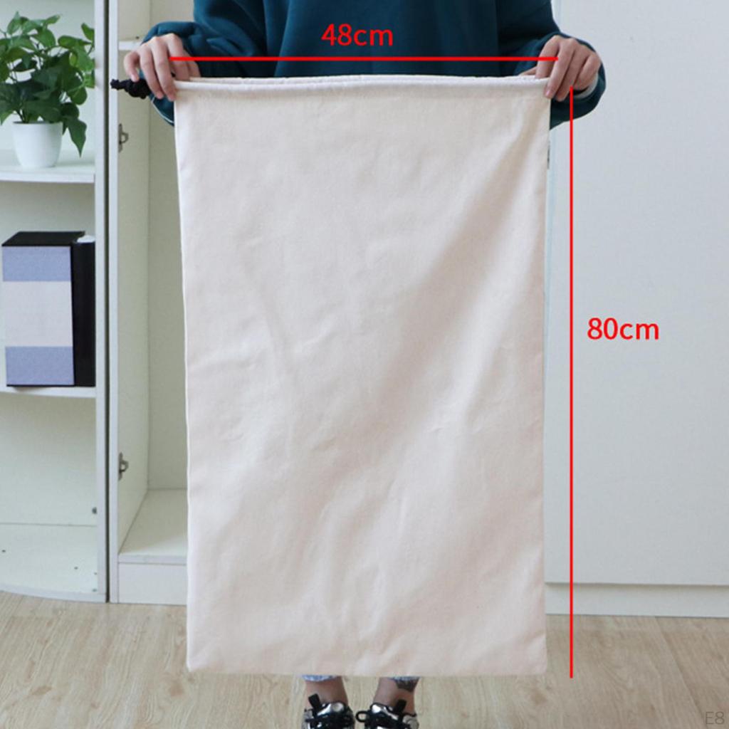 Dirty Clothes Organizer Oversized Drawstring Packing Bag Janitorial Cleaning Cart Bags Large Size