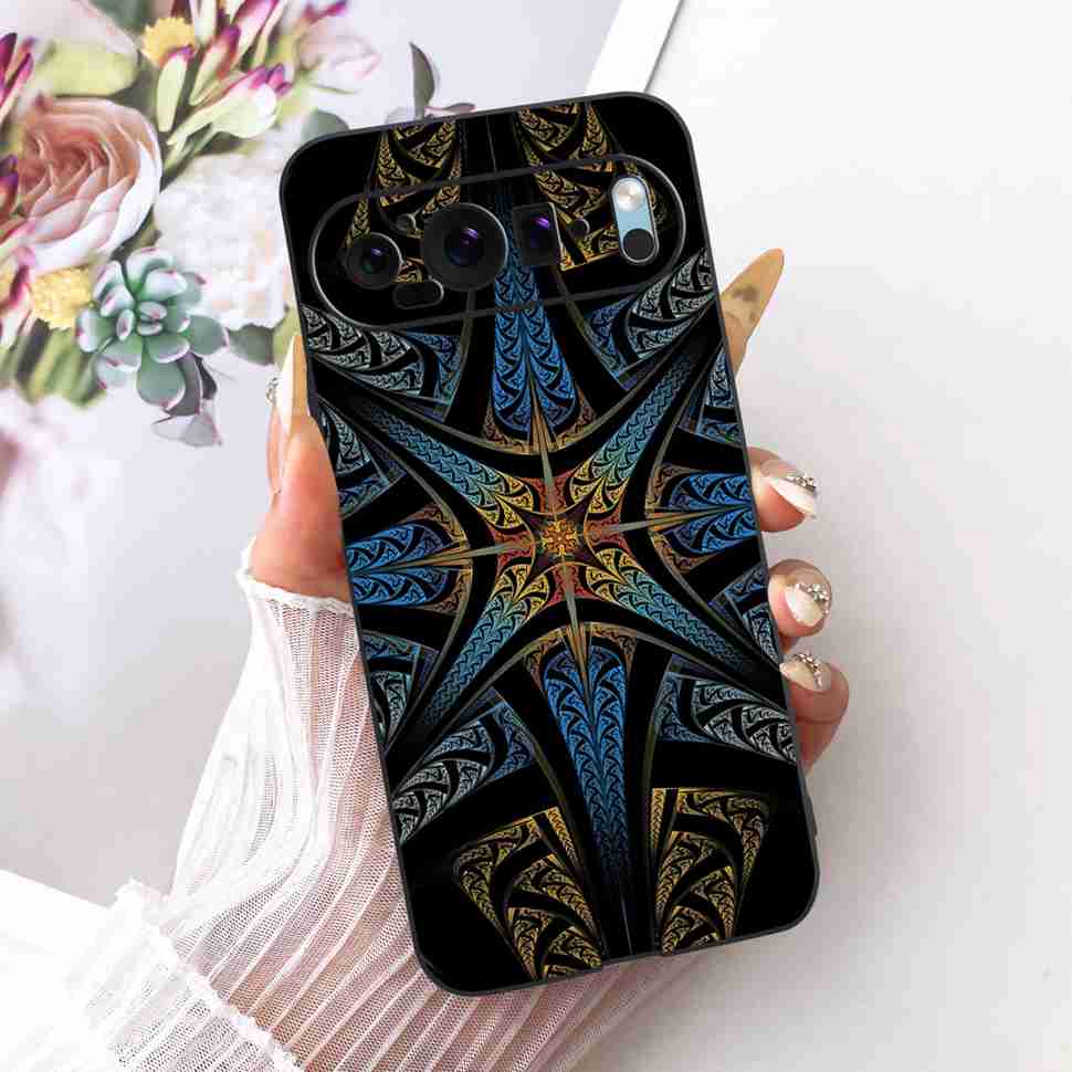 For Google Pixel 9 5G G2YBB Case Butterfly Painting Silicone TPU Black Cover For Google Pixel9 5G GUR25 G1B60 Bumper Shell