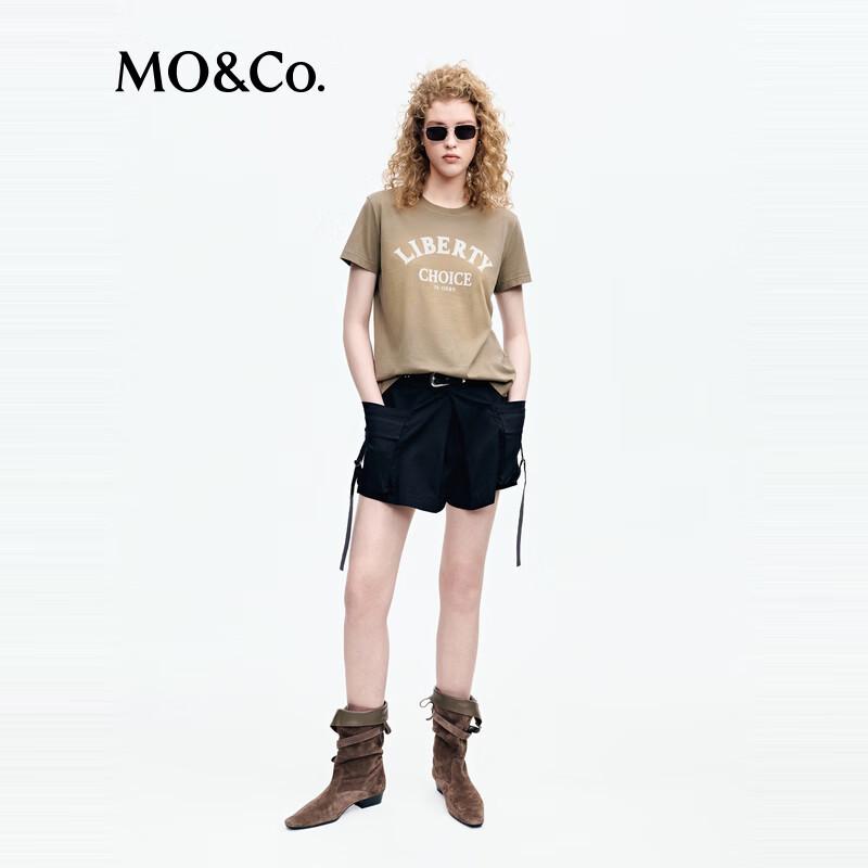 MO&Co. Pleated A-Line Skort