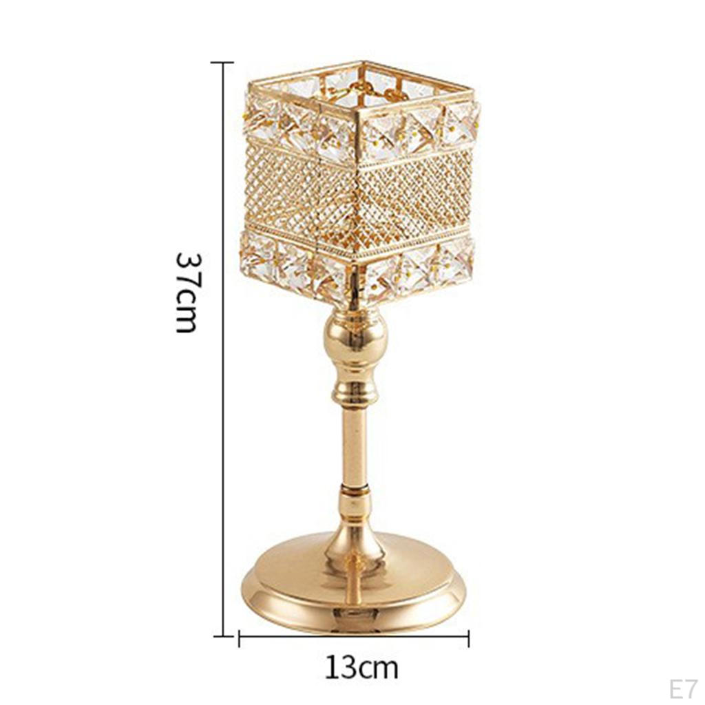 Crystal Candle Holder Lanterns Decorative For Home Decoration Birthday Gift Wedding Celebration