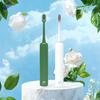 Happily Rechargeable Adult Smart Toothbrush with Soft Bristles Private Label Custom Soft Electric Teeth Cleaning Brush