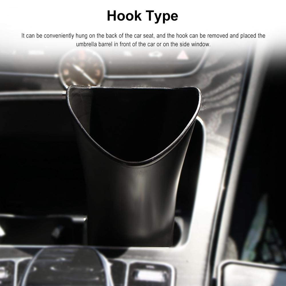 ??Car Umbrella Barrel ABS Hanging Universal Storage Box Seat Back Door Side Multifunctional Debris Holder #8957