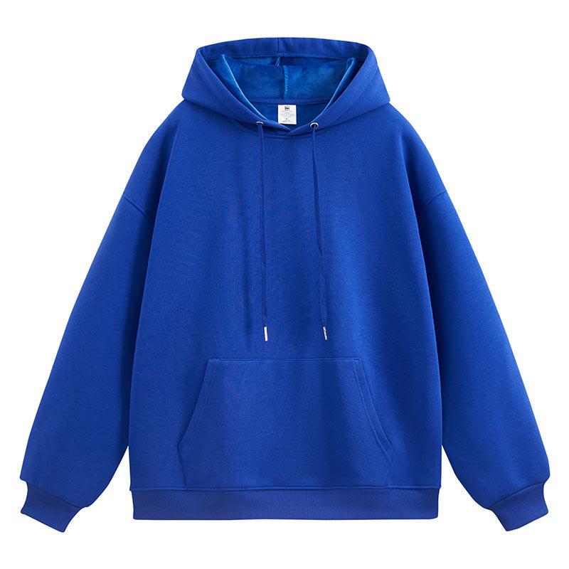 Customized 450G Silver Fox Fleece Hoodie - Student Class Uniform Sweatshirt with Custom Text, Image, or Logo for Team Events and Meetings