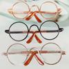 Plush Doll Accessories Plush Doll Eyeglasses Cute Heart Frame For 10/15cm Dolls Glasses Clothes