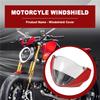 Motorcycle Windshield Head Cover Windshield Fairing For Ducati Monster 696 795 796 M1100, Red-M53K