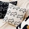 45x45cm 1pc adorable Home pillow cover small size decorate Nordic minimalist sofa throw pillowcase with horse Embroidered