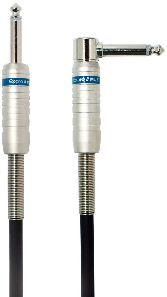Shielded Instrument Right Angle X 50cm Ex-pro FL-05LS Cable, Straight,