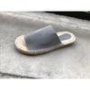 Wish Large Size Stitched Fisherman Casual Flat Bottom Slippers Straw Hemp Rope Bottom One-Word Slippers
